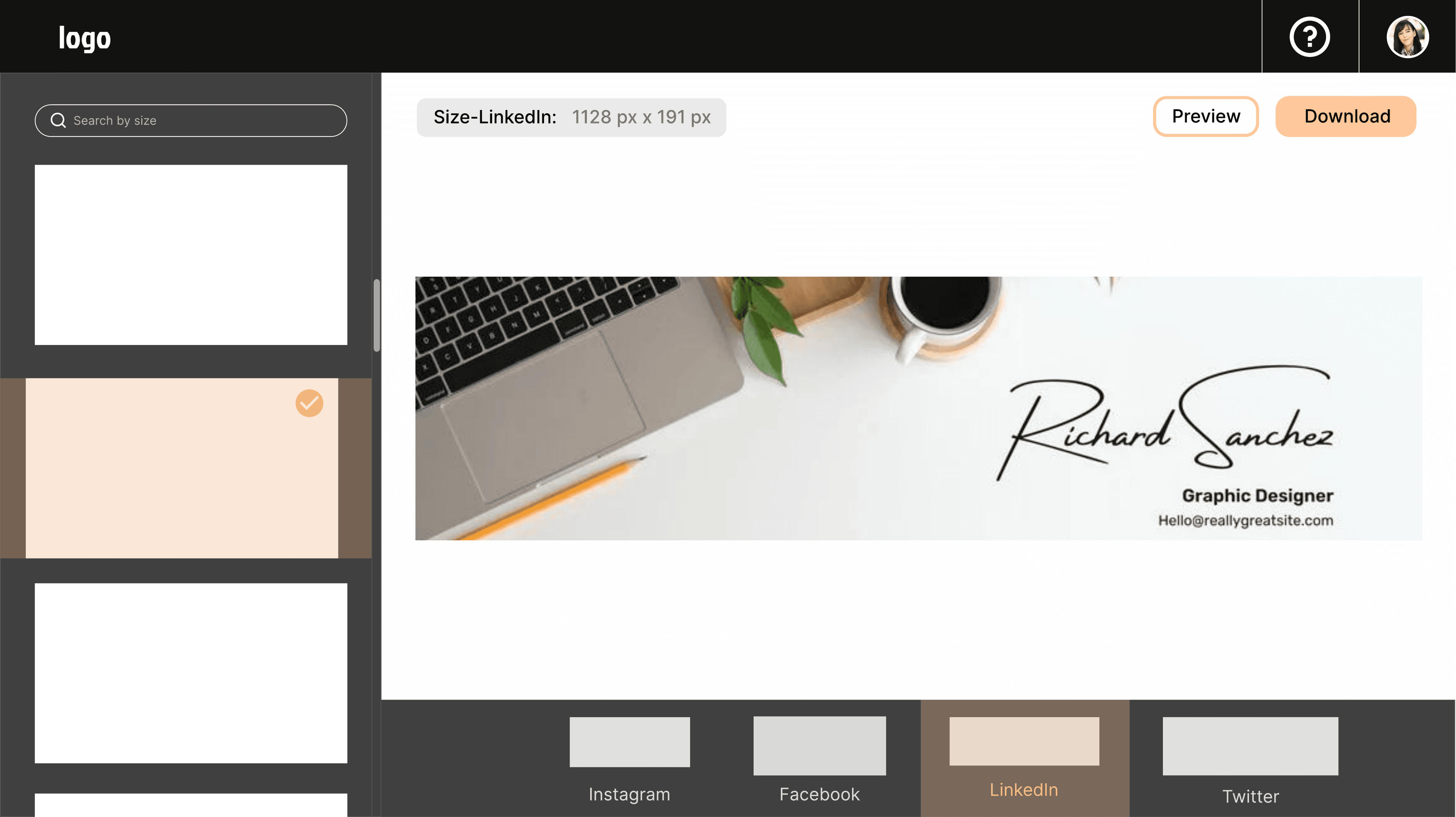 Branded Social Media Poster Generator